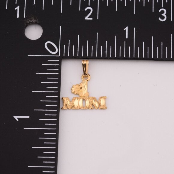 10K #1 Mom Pendant - Picture 9 of 9